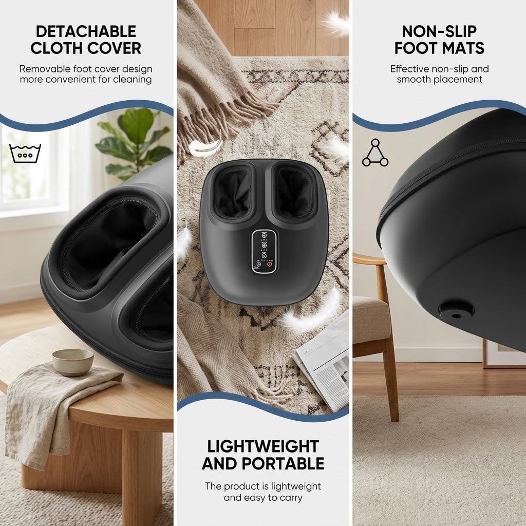 Intelligent Heating Foot Massager For Gout And Arthritis