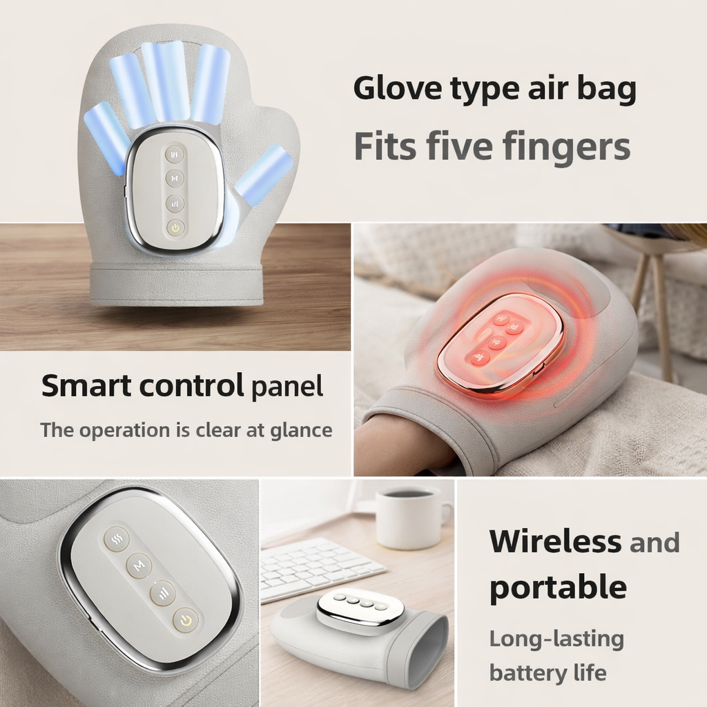 Intelligent Heating Hand Massager For Arthritis And Hand Pain